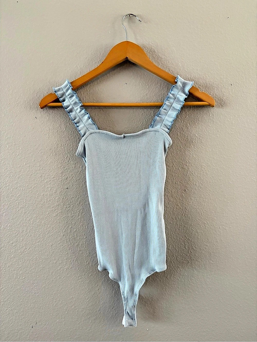 Charlotte Avery Striped One-Piece in baby Blue